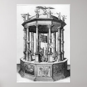 Frontispiece "The Rudolphine Tables" Poster