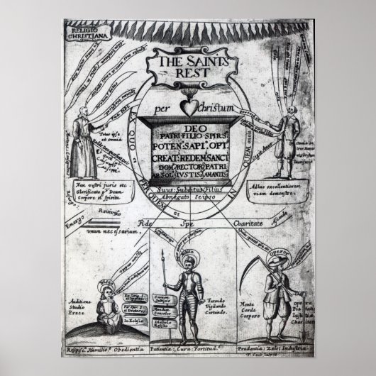 Frontispiece, 'The Saints Eversustainable Rest' Poster (Voorkant)