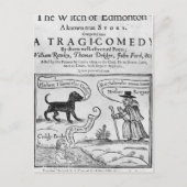 Frontispiece "The Witch of Edmonton Briefkaart (Voorkant)