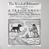 Frontispiece "The Witch of Edmonton Poster (Voorkant)