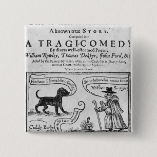 Frontispiece "The Witch of Edmonton Vierkante Button 5,1 Cm