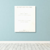 Frontispiece to 'Alice Through the look-Glass' Canvas Afdruk (Insitu (Houten vloer))