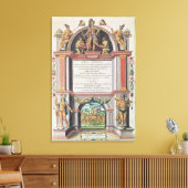 Frontispiece to Brevis Narratio Canvas Afdruk (Insitu (Woonkamer))