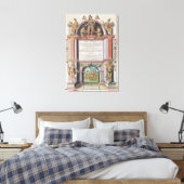 Frontispiece to Brevis Narratio Canvas Afdruk (Insitu (Slaapkamer))