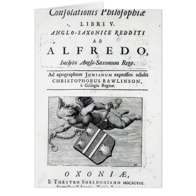 Frontispiece to Christopher Rawlinson's (Voorkant)