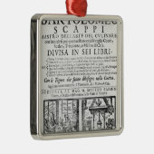 Frontispiece to cook book of Bartolomeo Scappi Metalen Ornament (Rechts)