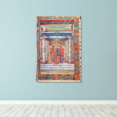 Frontispiece to Dioscorides Canvas Afdruk (Insitu (Houten vloer))