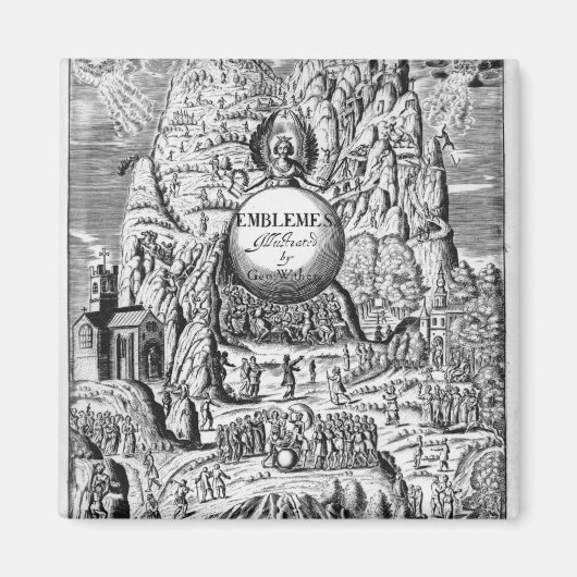 Frontispiece to George Wither's 'Emblems', 1635 Magneet (Voorkant)