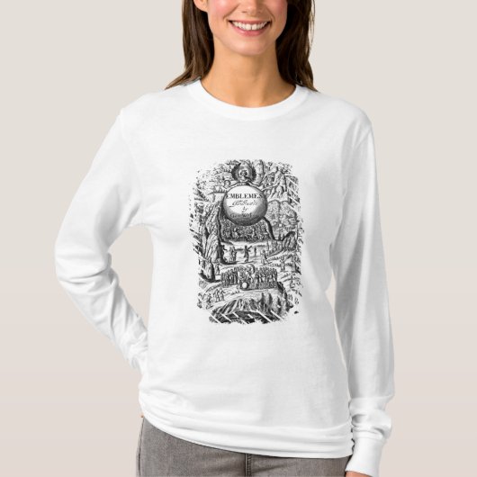 Frontispiece to George Wither's 'Emblems', 1635 T-shirt (Voorkant)