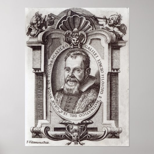Frontispiece to "Il Saggiatore" van Galileo Poster (Voorkant)