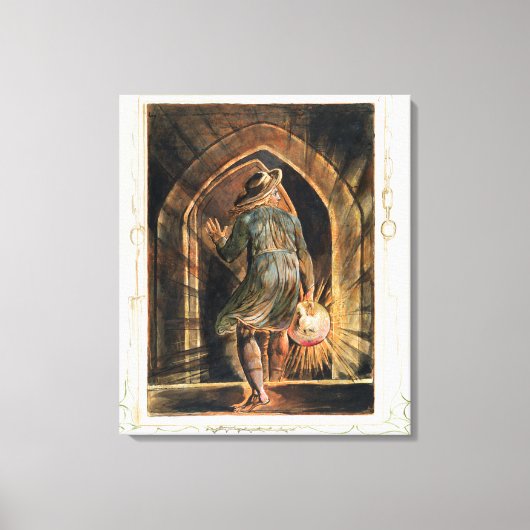 Frontispiece to 'Jerusalem' (Bentley Copy E) 1804- Canvas Afdruk (Voorkant)