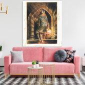 Frontispiece to 'Jerusalem' (Bentley Copy E) 1804- Canvas Afdruk (Insitu (Woonkamer))