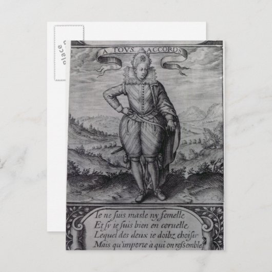 Frontispiece to Les Hermaphrodites Briefkaart (Voorkant / Achterkant)