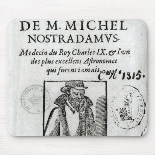 Frontispiece to Les Propheties de M. Michel Muismat (Voorkant)