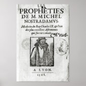 Frontispiece to Les Propheties de M. Michel Poster (Voorkant)