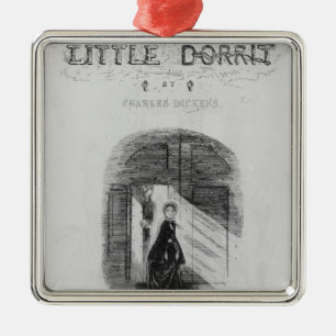 Frontispiece to 'Little Dorrit' van Charles Metalen Ornament