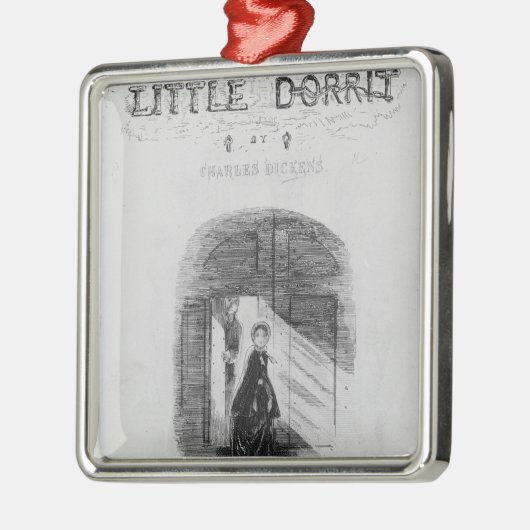 Frontispiece to 'Little Dorrit' van Charles Metalen Ornament (Links)
