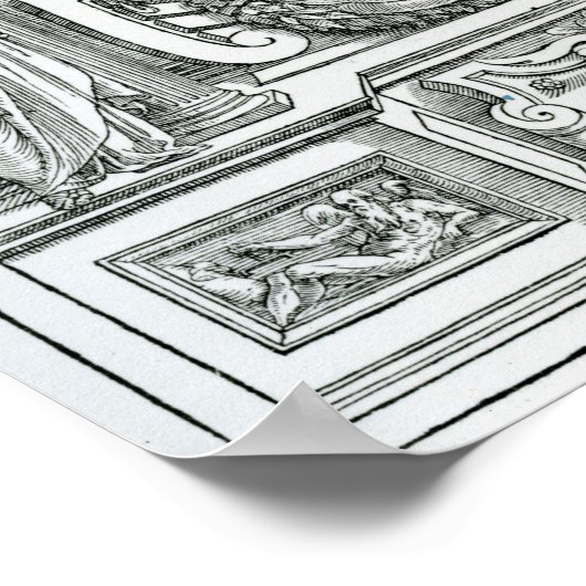 Frontispiece to 'Quattro libri dell'architettura' Poster (Hoek)