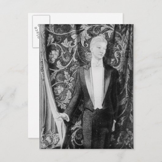 Frontispiece to "The Afbeelding of Dorian Grey" Briefkaart (Voorkant / Achterkant)