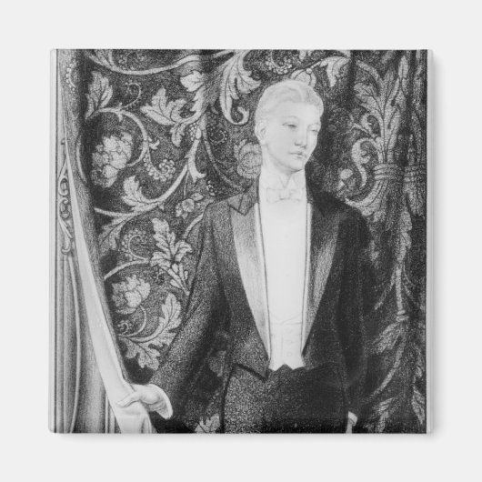 Frontispiece to "The Afbeelding of Dorian Grey" Magneet (Voorkant)