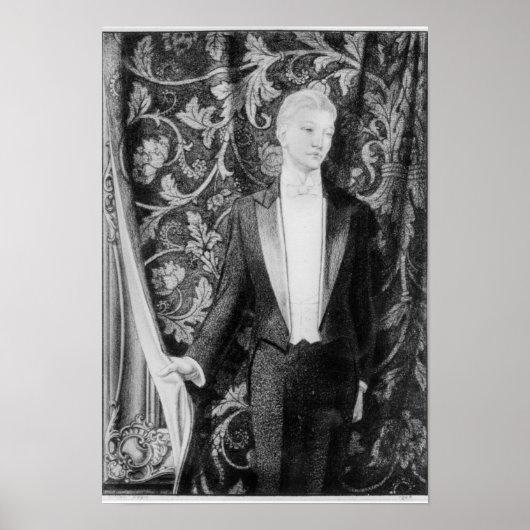 Frontispiece to "The Afbeelding of Dorian Grey" Poster (Voorkant)