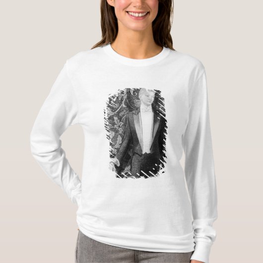 Frontispiece to "The Afbeelding of Dorian Grey" T-shirt (Voorkant)
