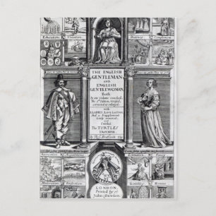 Frontispiece to 'The English Gentleman' Briefkaart