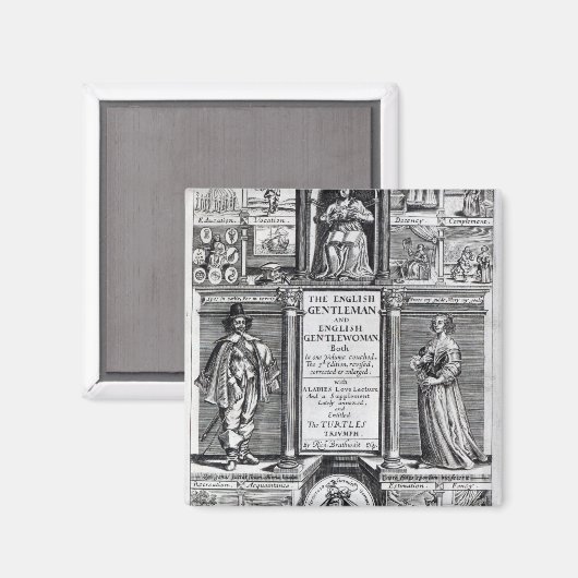 Frontispiece to 'The English Gentleman' Magneet (Voorkant / Achterkant)