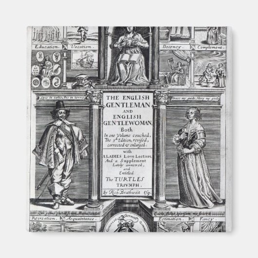 Frontispiece to 'The English Gentleman' Magneet (Voorkant)