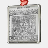 Frontispiece to the first book of Utopia Metalen Ornament (Links)
