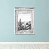 Frontispiece to Volume 1 of the Description of Eg Canvas Afdruk (Insitu (Houten vloer))