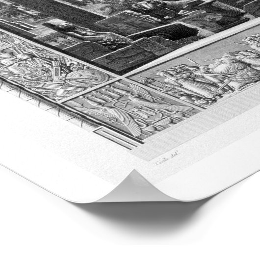 Frontispiece to Volume 1 of the Description of Eg Poster (Hoek)