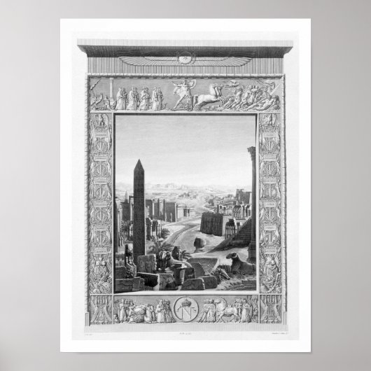 Frontispiece to Volume 1 of the Description of Eg Poster (Voorkant)