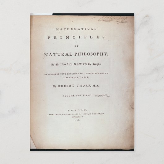 Frontispiece to Volume I Briefkaart (Voorkant)