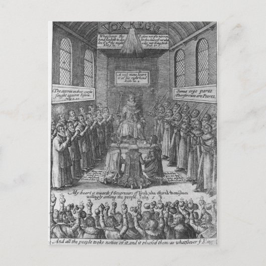 Frontispiece to 'Vox Regis' van Thomas Scott Briefkaart (Voorkant)