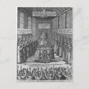 Frontispiece to 'Vox Regis' van Thomas Scott Briefkaart