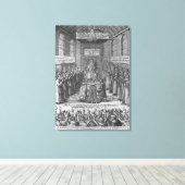 Frontispiece to 'Vox Regis' van Thomas Scott Canvas Afdruk (Insitu (Houten vloer))