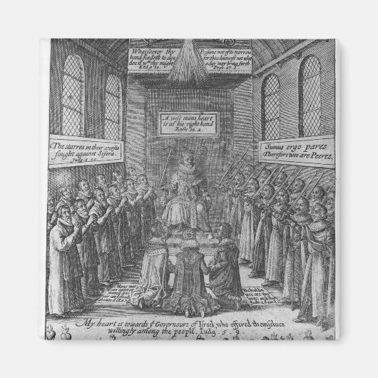 Frontispiece to 'Vox Regis' van Thomas Scott Magneet (Voorkant)