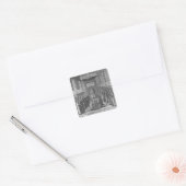 Frontispiece to 'Vox Regis' van Thomas Scott Vierkante Sticker (Envelop)