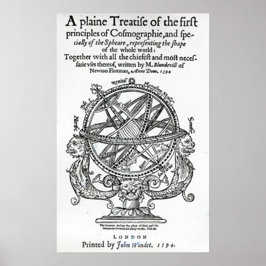 Frontispiece uit 'A Plain Treatise �' Poster (Voorkant)