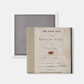 Frontispiece uit mijn leven magneet (Voorkant / Achterkant)