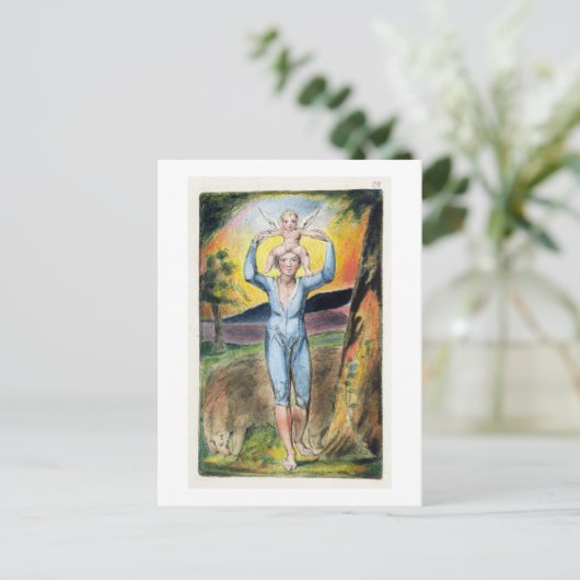 Frontispiece van 'Innocence and of Exper' Briefkaart (Staand voorkant)