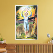 Frontispiece van 'Innocence and of Exper' Canvas Afdruk (Insitu (Woonkamer))