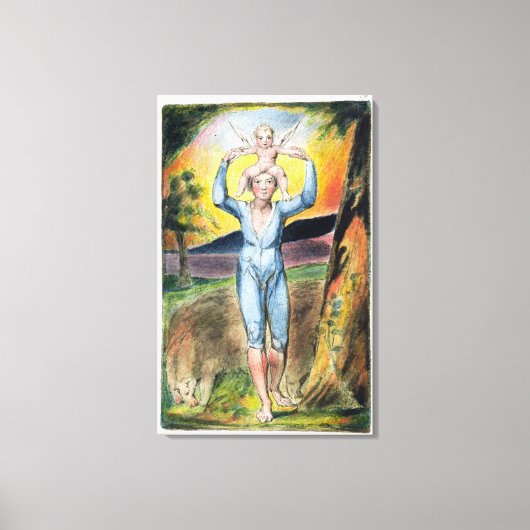 Frontispiece van 'Innocence and of Exper' Canvas Afdruk (Voorkant)