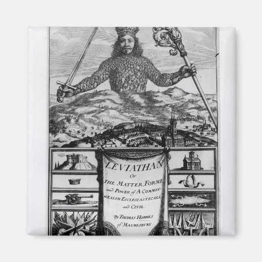 Frontispiece van Thomas Hobbes of Malmesbury Magneet (Voorkant)