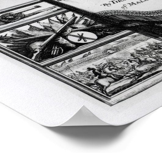 Frontispiece van Thomas Hobbes of Malmesbury Poster (Hoek)