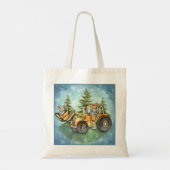 Frontlader Kind Tote Bag (Achterkant)