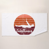 frontlever, calisthenics, street workout badhanddoek (Badhanddoek)