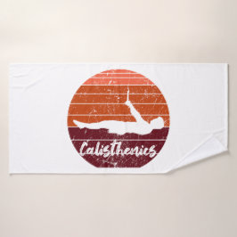 frontlever, calisthenics, street workout badhanddoek