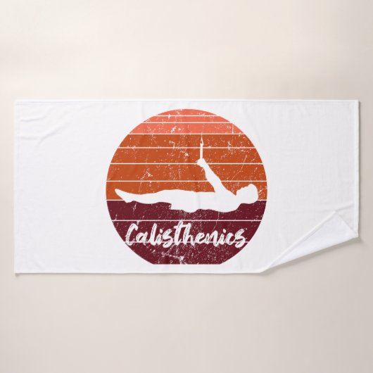 frontlever, calisthenics, street workout badhanddoek (Badhanddoek)